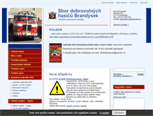 Tablet Screenshot of hasici.brandysek.cz